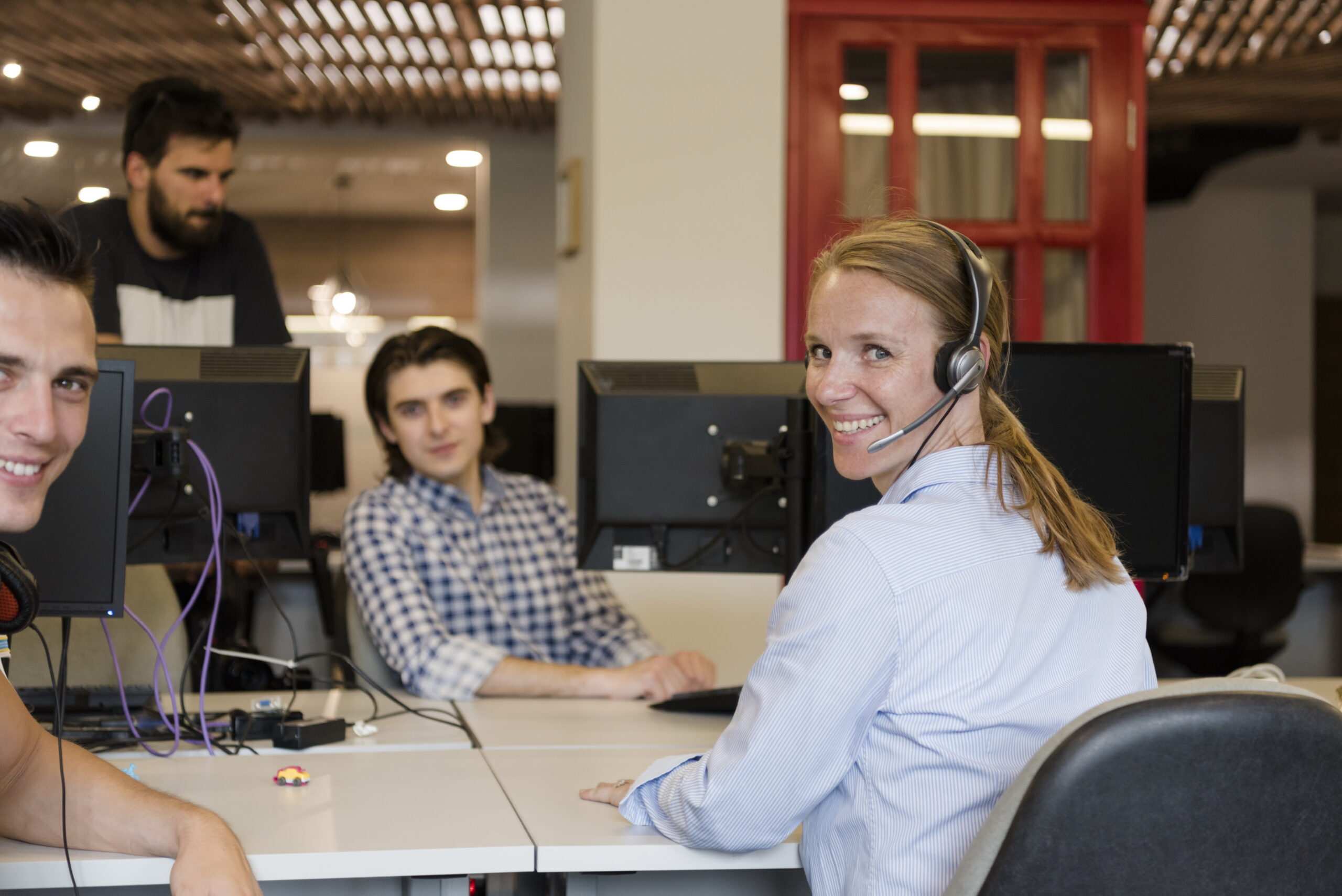 young business people at modern office workplace.
